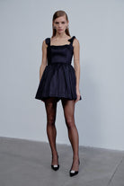 Nazlı Ceren-Sibby Mini Elbise Noire-Elbise-3-Milagron.com