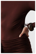 Nazlı Ceren-Sienna Uzun Jarse Elbise Kahverengi-Elbise-4-Milagron.com