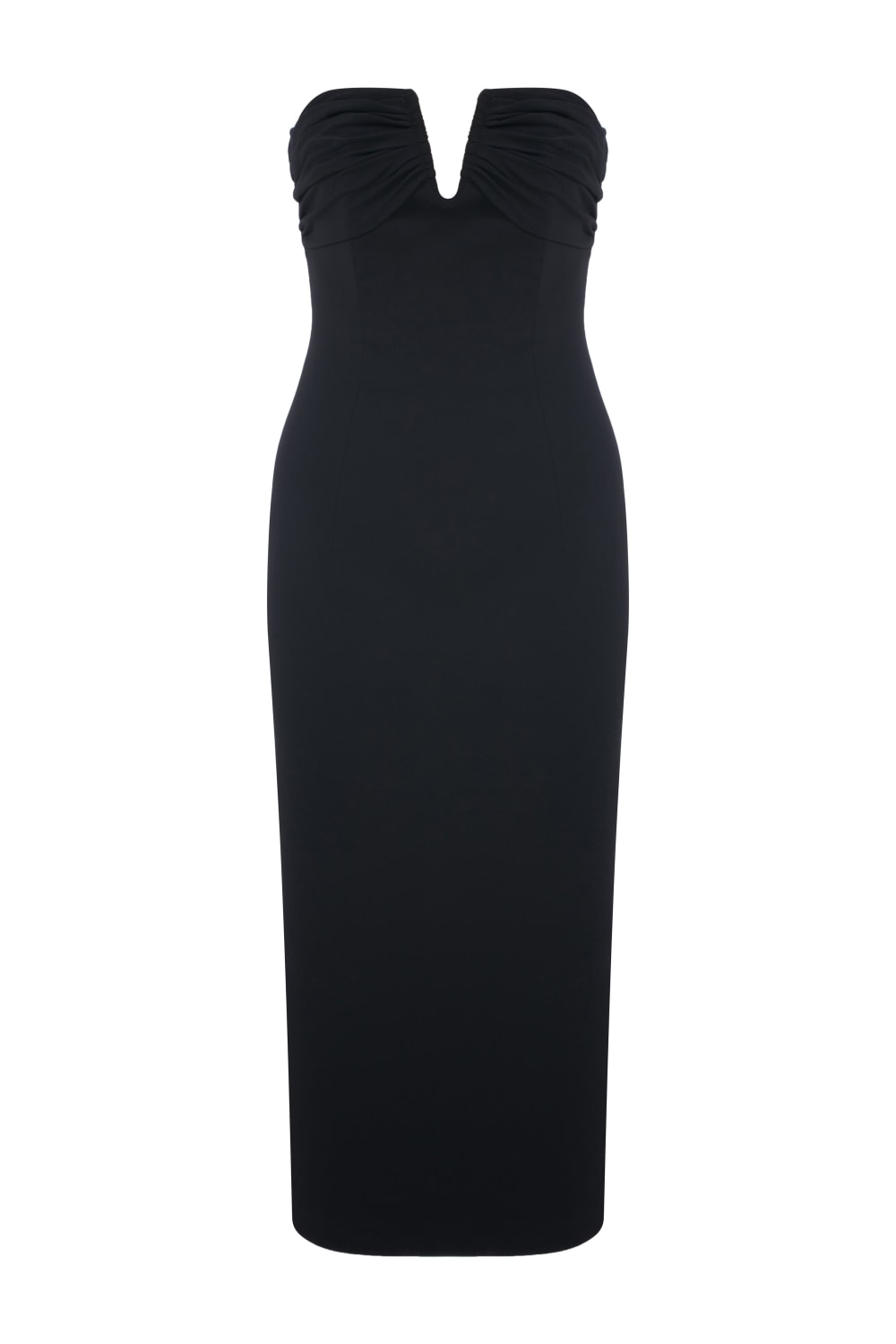 Nazlı Ceren-Siyah Miora Midi Krep Elbise-Elbise-2-Milagron.com