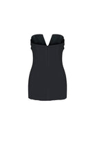 Nazlı Ceren-Siyah Miora Mini Deri Elbise-Elbise-2-Milagron.com