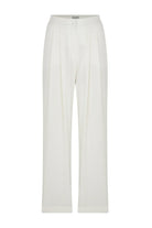 Nazlı Ceren-Tina Krep Pantolon Blanche-Kumaş Pantolon-3-Milagron.com