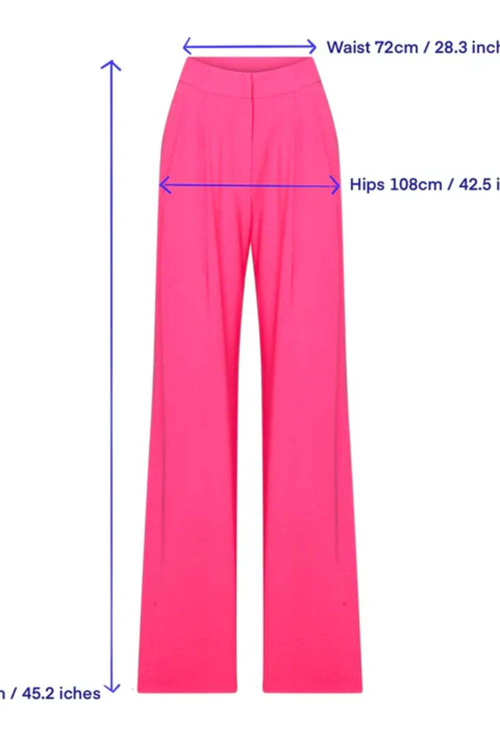 Nazlı Ceren-Tina Wide Leg Pantolon Bubble Gum Pink-Kumaş Pantolon-6-Milagron.com