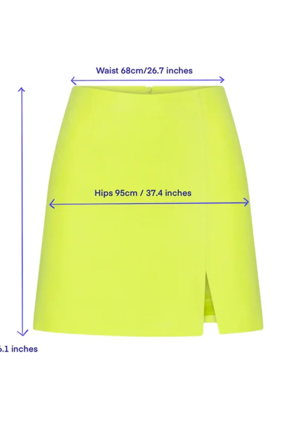 Nazlı Ceren-Vance A Kesim Mini Etek Lime-Etek-3-Milagron.com