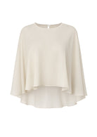 Nazlı Ceren-Viona şifon Pelerin Bej-Blouse-4-Milagron.com