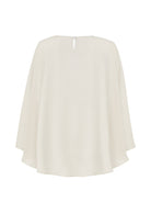 Nazlı Ceren-Viona şifon Pelerin Bej-Blouse-5-Milagron.com