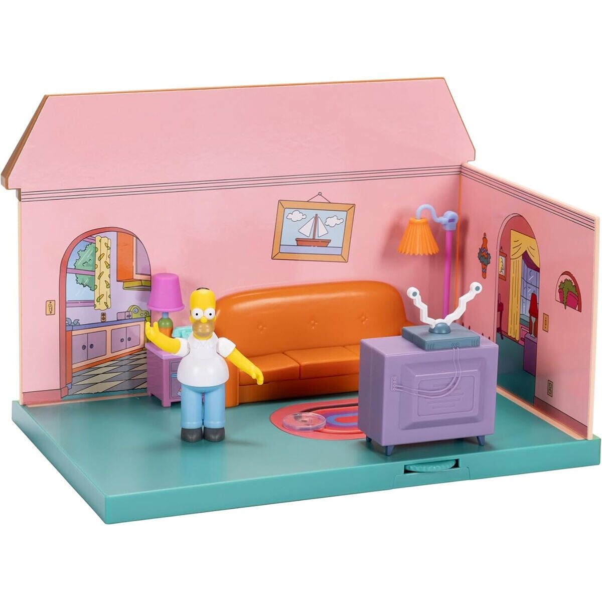Jksmp17556 The Simpsons Oturma Odası Ve Figürlü Oyun Seti