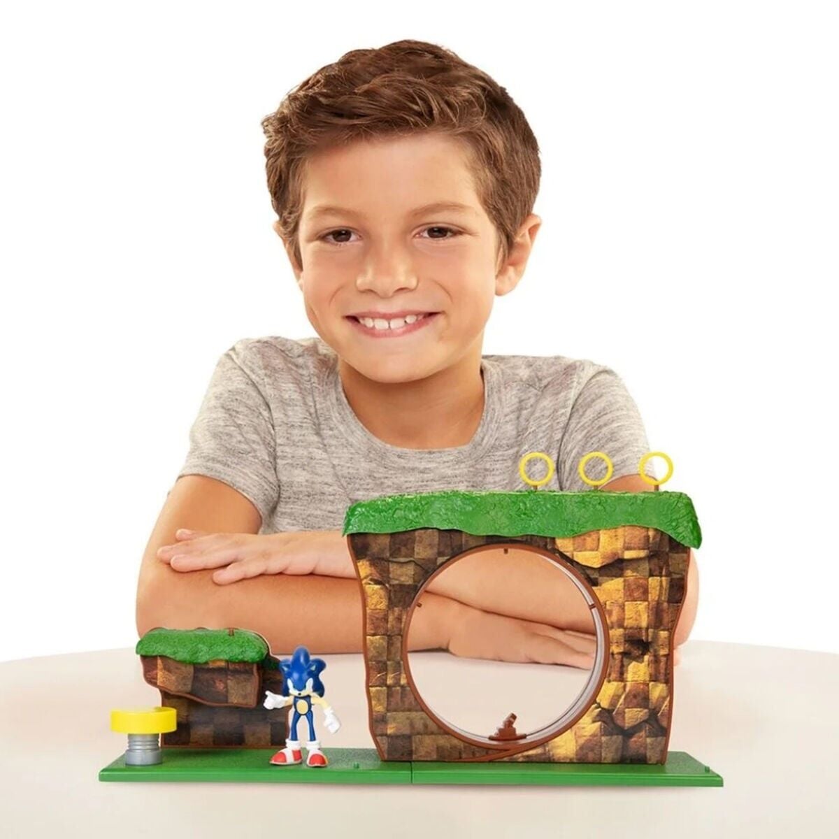 Jkson40393 Sonic Hill Zone Figür Ve Oyun Seti
