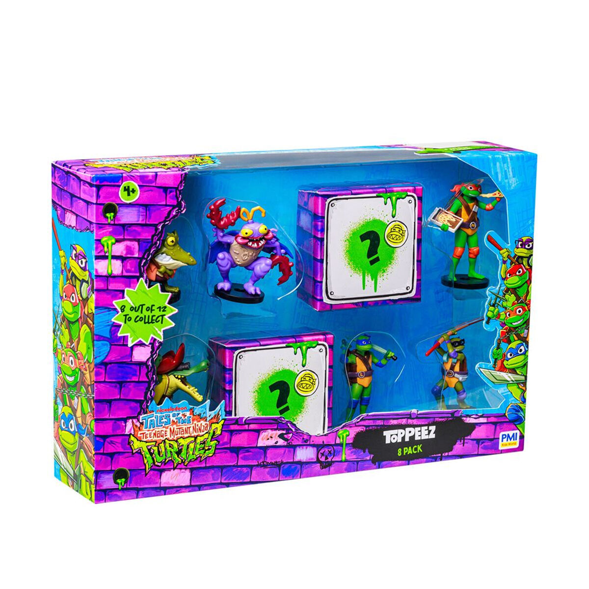 Pmi Nt2070 Ninja Turtles Toppeez 8Li Figür Set Asorti
