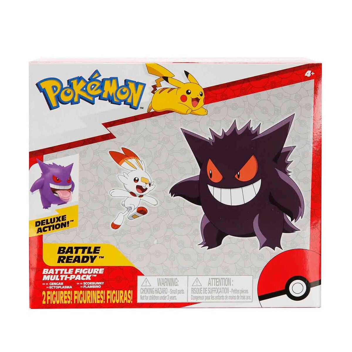 Pok Pkw2548 Pokemon Battle 2Li Figür - Gengar Scorbunny