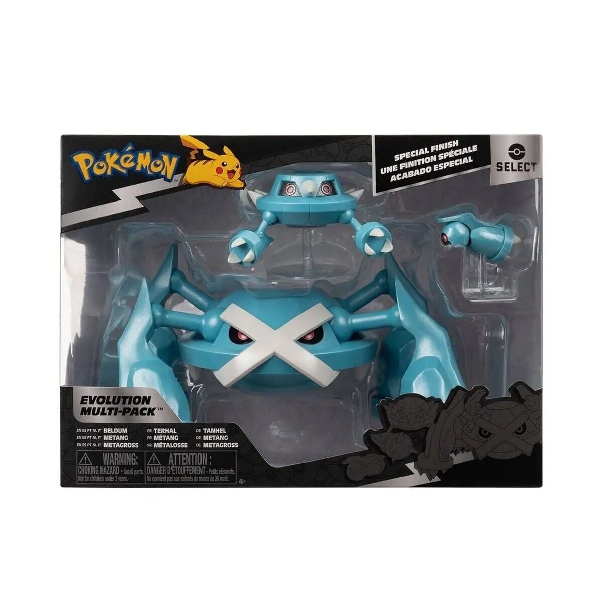 Pok Pkw3688 Pokemon Select Seri Evolution Figür Seti - Beldum - Metang - Metagro