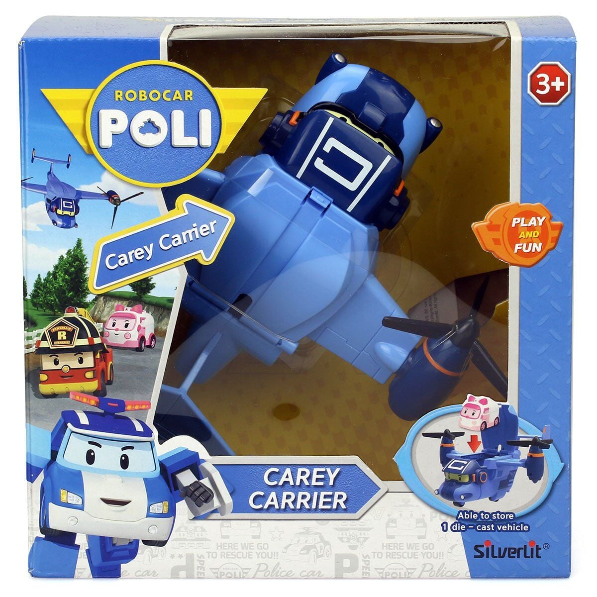 Poli 83361 Robocar Poli Kargo Uçaği