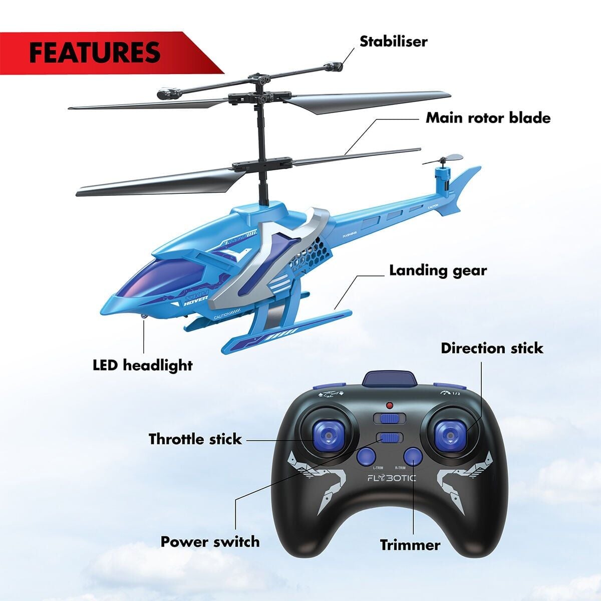 Sil 84848 Sky Hover Helikopter