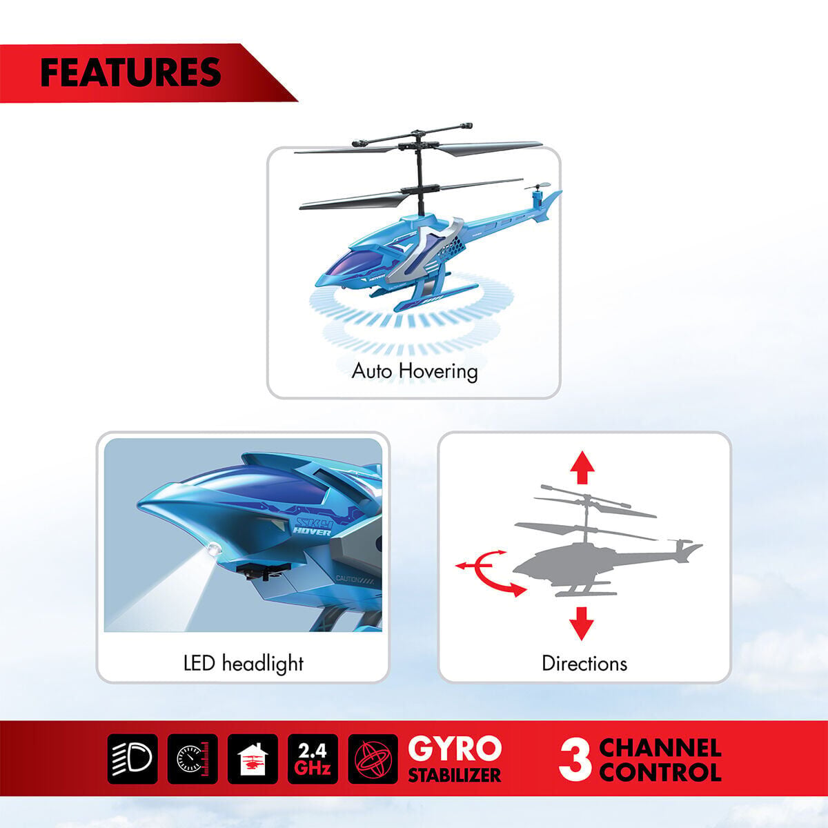 Sil 84848 Sky Hover Helikopter