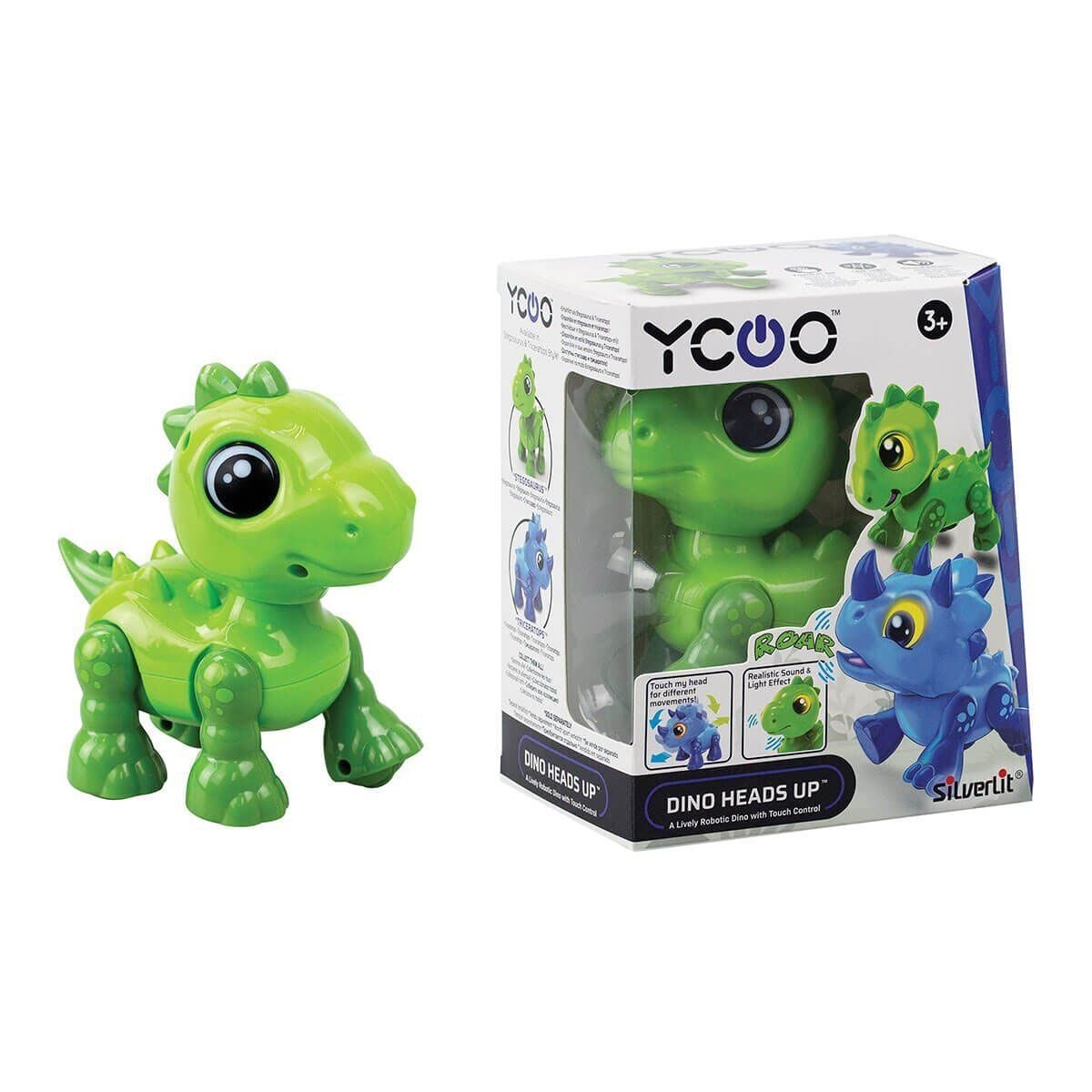 Sil 88592 Silverlit Sesli Ve Işıklı Elektronik Robot Dino Heads Up -Necotoys