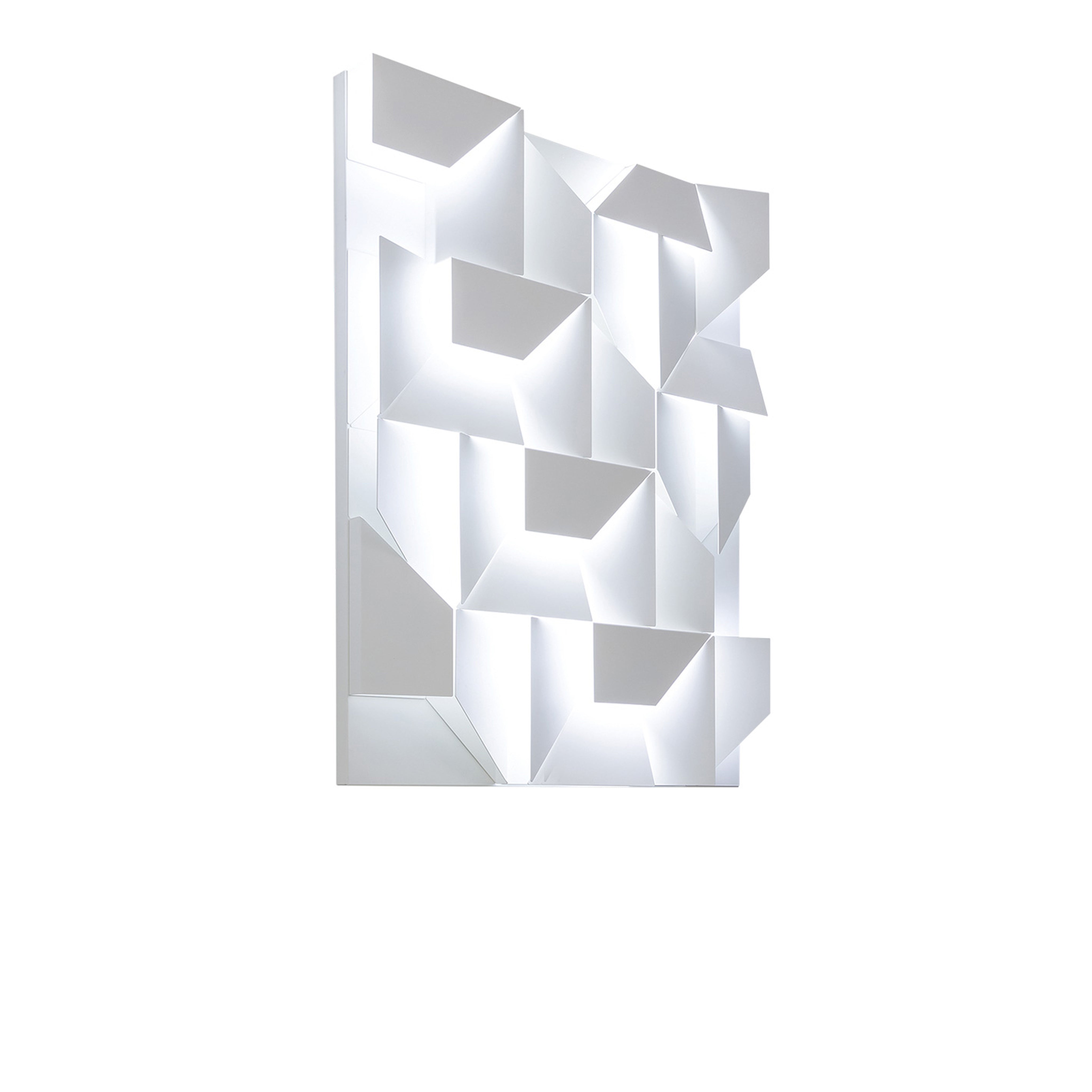 Wall Shadows Beyaz Büyük Duvar Aydınlatması