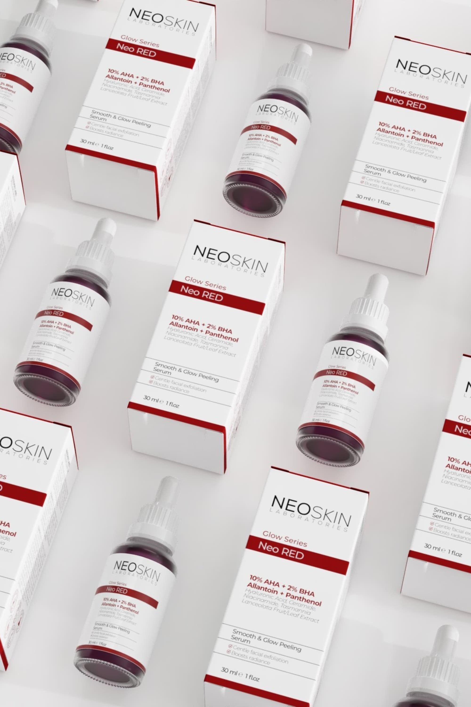 Neoskin-Neo Red Serum 30ml Yenileyici, Pürüzsüzleştirici, ışıltı Arttırıcı Peeling Serum-Cilt Serumu-3-Milagron.com
