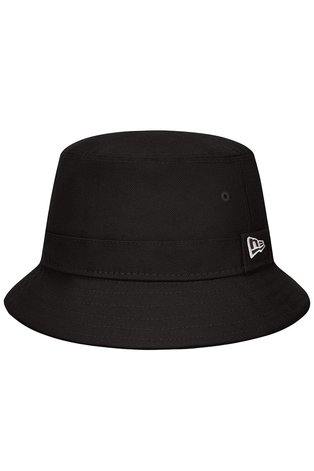 New Era NE Essential Bucket Black Bucket Hat | Milagron