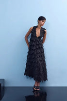 Nilgün Mirza-El Yapımı Özel Kumaştan Elbise-Elbise-1-Milagron.com