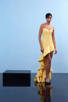 Nilgün Mirza-Kuyruk Detayli Mi̇ni̇ Parti Elbisesi-Elbise-1-Milagron.com