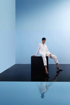 Nilgün Mirza-Orki̇de Kesi̇m Dokulu Pantolon-Pantolon-2-Milagron.com