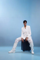 Nilgün Mirza-Orki̇de Kesi̇m Dokulu Pantolon-Pantolon-3-Milagron.com