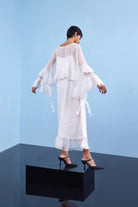 Nilgün Mirza-Puanti̇ye Baskili Şi̇fon Elbi̇se-Elbise-4-Milagron.com