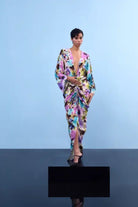 Nilgün Mirza-Vücuda Oturan Büzgü Detayli Elbi̇se-Elbise-1-Milagron.com