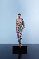 Nilgün Mirza-Vücuda Oturan Büzgü Detayli Elbi̇se-Elbise-2-Milagron.com