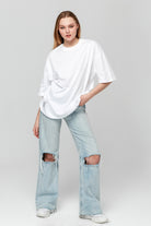 Nineteen Brand-Basic Oversize Unisex T-shirt-T-Shirts-3-Milagron.com