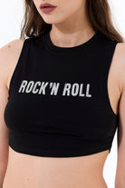 Nineteen Brand-Baskılı Kolsuz Crop Top-Crop Top-3-Milagron.com