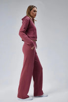 Nineteen Brand-Dikiş Detaylı Cepli Crop Sweatshirt-Sweatshirts & Hoodies-2-Milagron.com