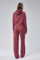 Nineteen Brand-Dikiş Detaylı Cepli Crop Sweatshirt-Sweatshirts & Hoodies-5-Milagron.com