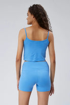 Nineteen Brand-Mini Şort & Askılı Crop Top Takım-Alt - Üst Takım-3-Milagron.com