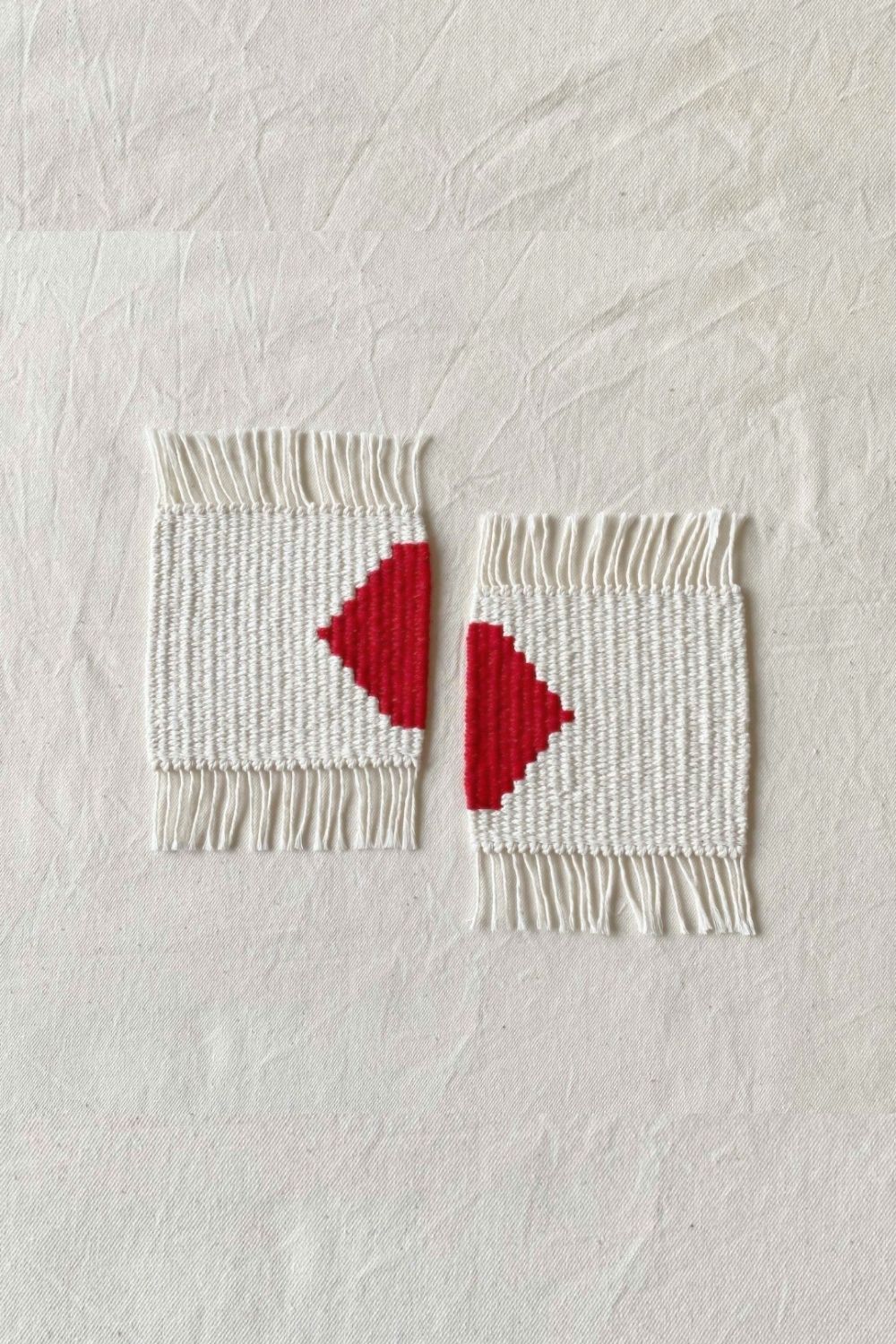 Yüz Yüze | El Dokuması Bardak Altlığı 2'li - 1