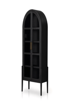 Nobelux home-Grandeur Glass Matte Black Vitrin-Dolap-4-Milagron.com