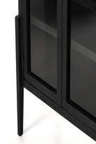 Nobelux home-Grandeur Glass Matte Black Vitrin-Dolap-7-Milagron.com