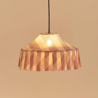 Nobodioz Nicole Aydınlatma Şapkası, 50Cm Çap, Lilac Diagonal Stripe