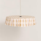 Vibes Aydınlatma Şapkası, 50Cm Çap, Mustard Lilac Harlequin