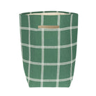 Vibes Büyük Sepet, Green White Windowpane