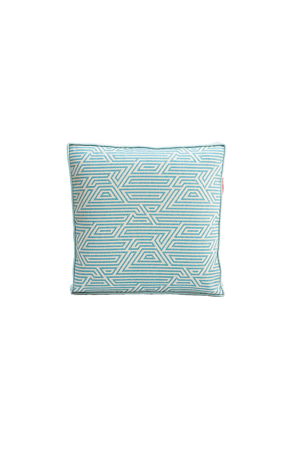 Geometrik Desen Mint Outdoor Kırlent
