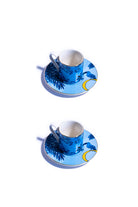 Signature Blue Kahve Fincanı (2'Li Set) - 0