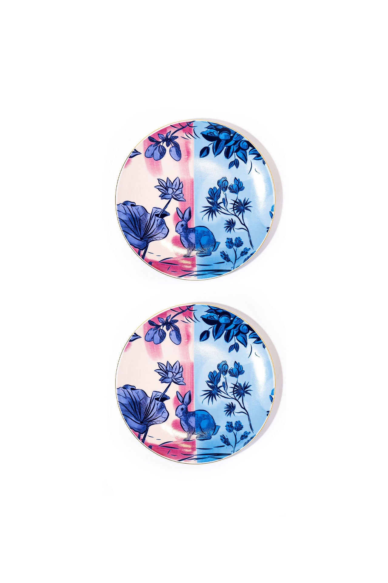 Signature Pink &Amp; Blue Servis Tabak (2'Li Set) - 0