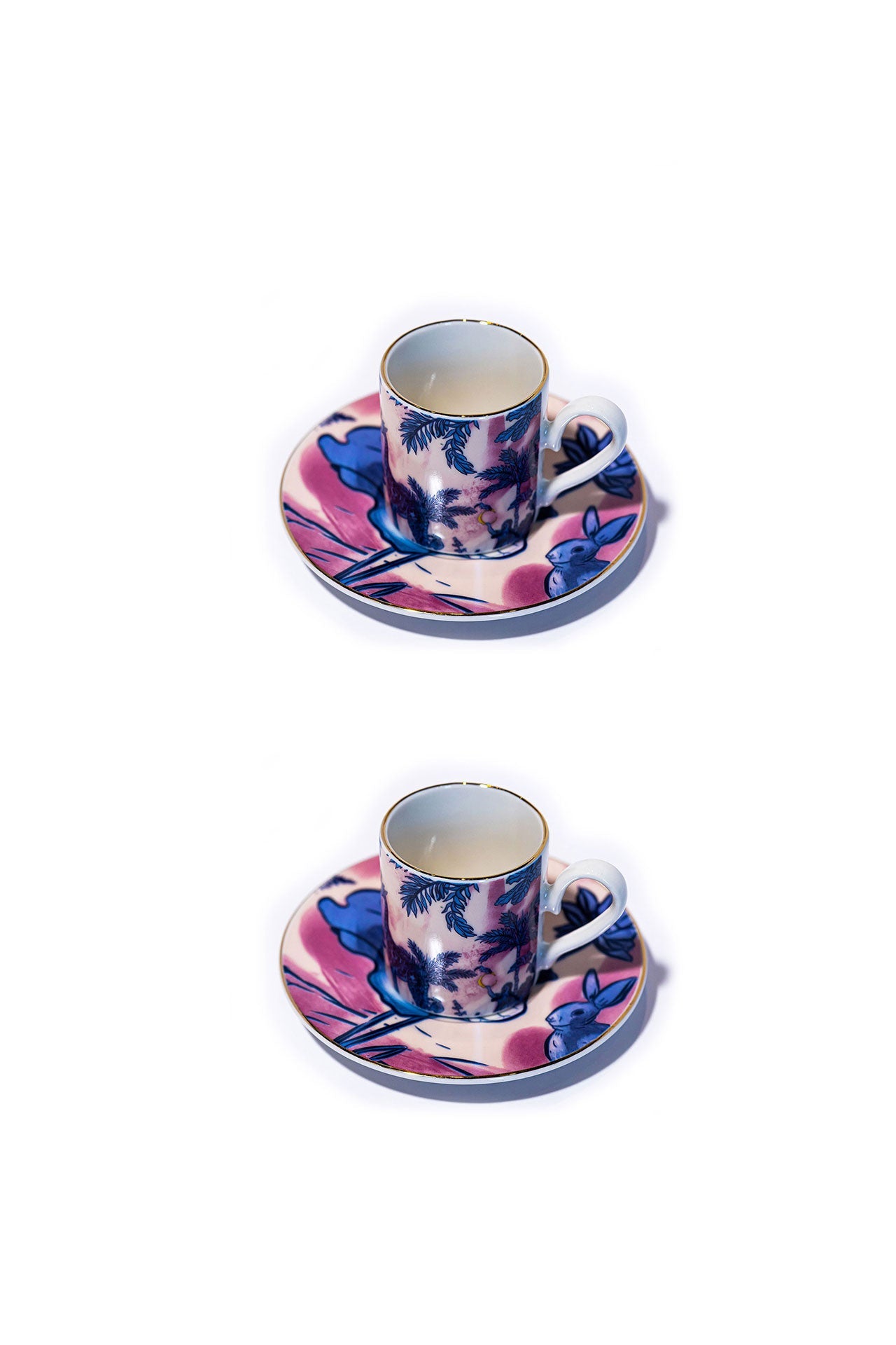 Signature Pink Kahve Fincanı (2'Li Set) - 0