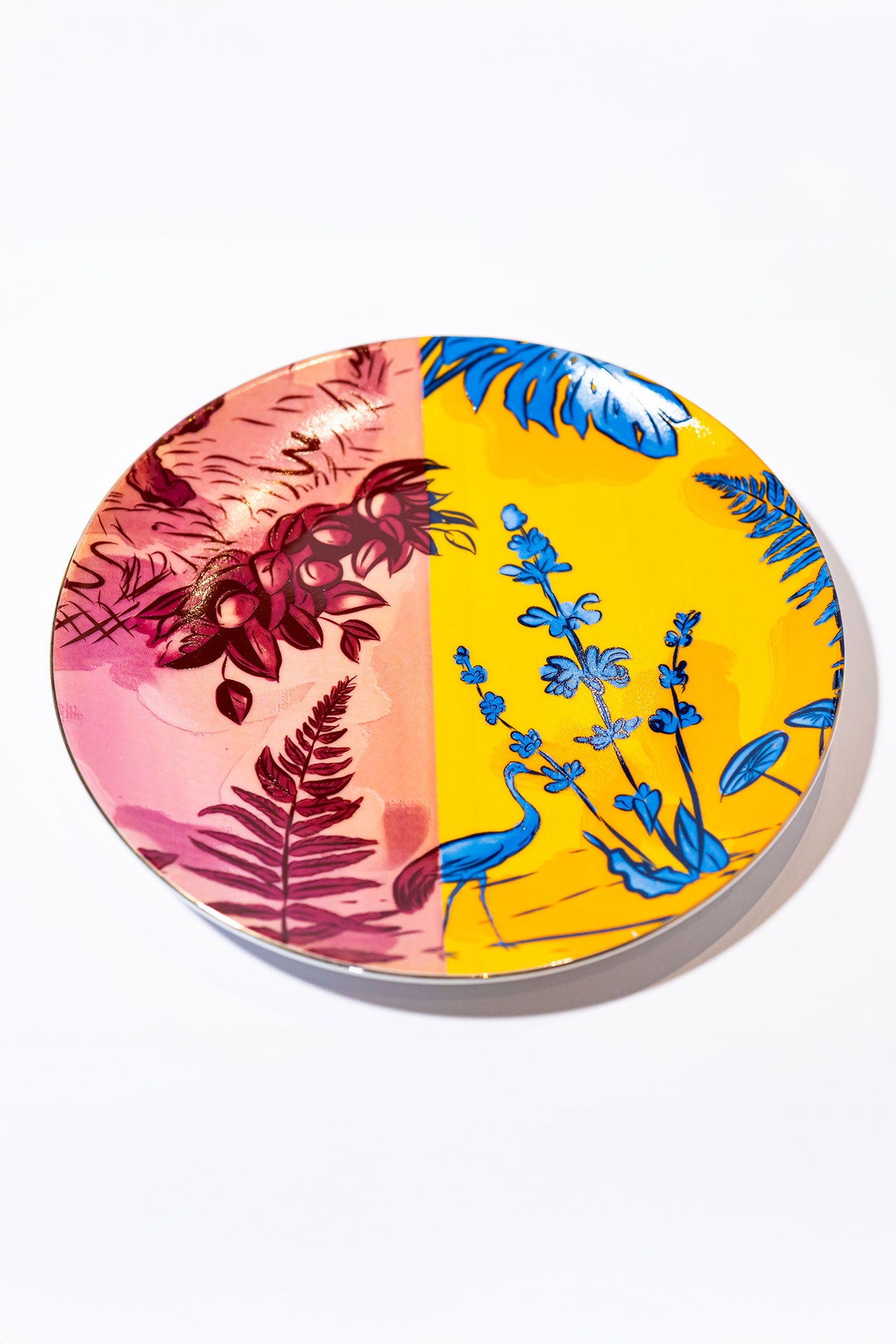 Signature Pink &Amp; Yellow Pasta Tabak (2'Li Set)