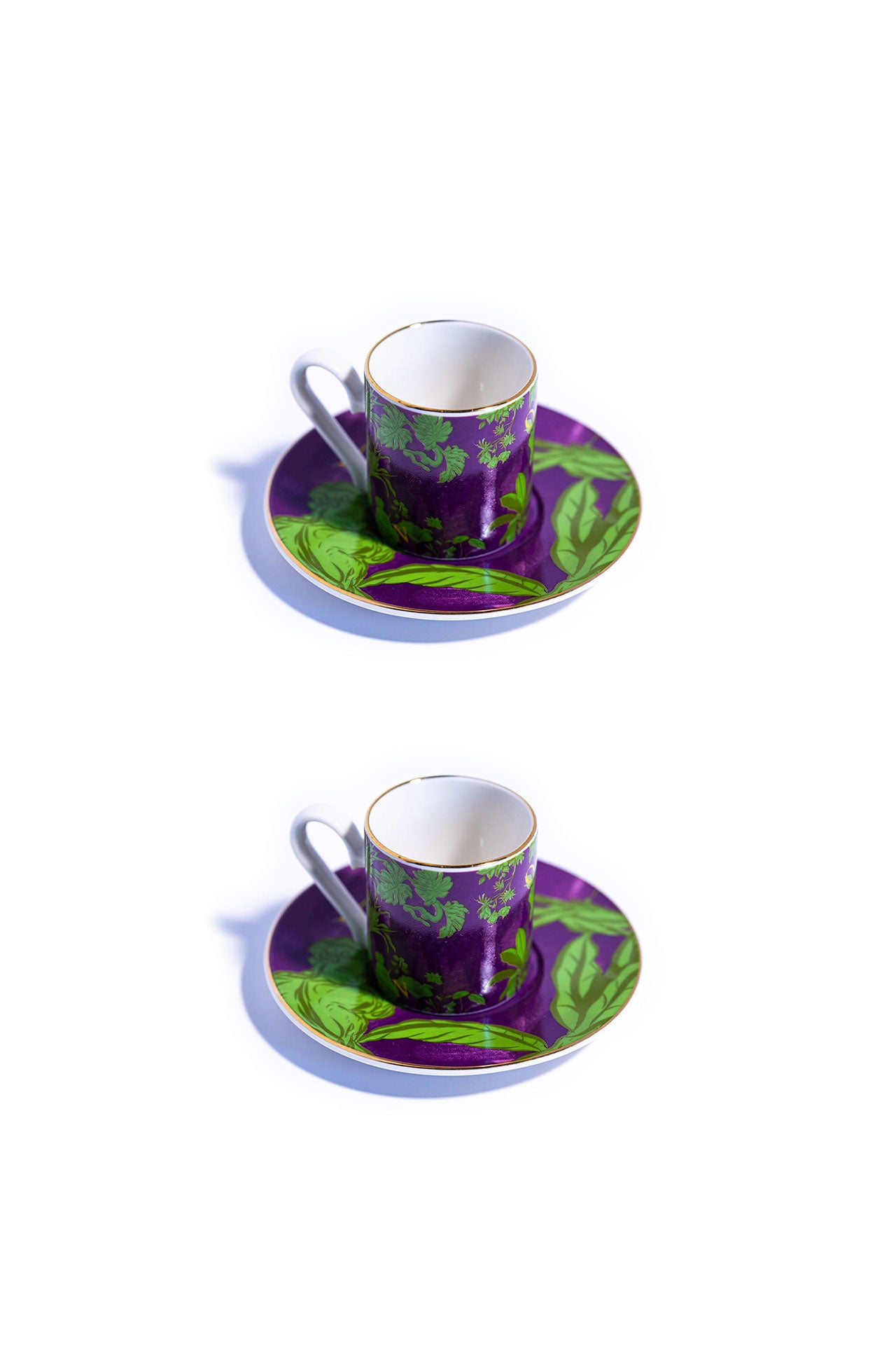 Signature Purple Kahve Fincanı (2'Li Set)