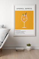 Nord Design-Kokteyl Serisi Çerçeveli Tablo - Aperol-Tablo-1-Milagron.com