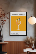 Nord Design-Kokteyl Serisi Çerçeveli Tablo - Aperol-Tablo-2-Milagron.com