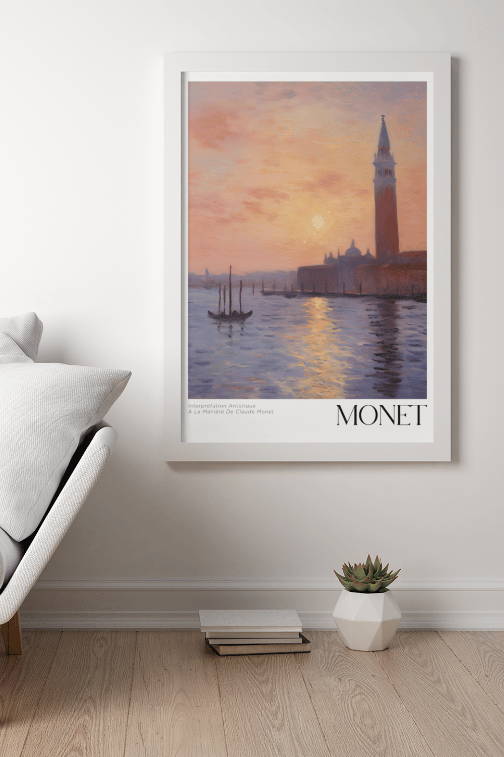 Nord Design-Ressam Serisi Çerçeveli Tablo - Claude Monet - 01-Tablo-3-Milagron.com