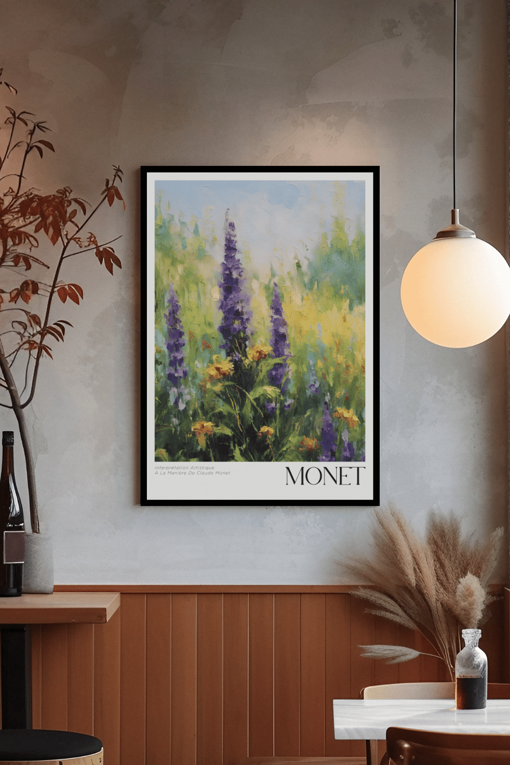 Nord Design-Ressam Serisi Çerçeveli Tablo - Claude Monet - 02-Tablo-2-Milagron.com