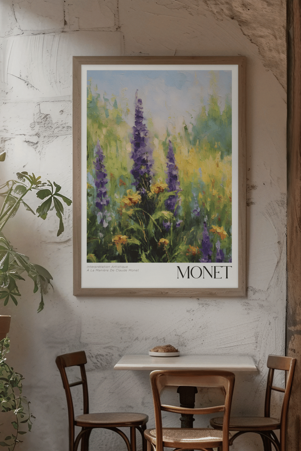 Nord Design-Ressam Serisi Çerçeveli Tablo - Claude Monet - 02-Tablo-3-Milagron.com